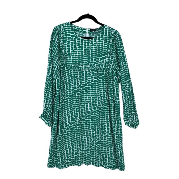 Eloquii Dress Womens Size 14 Prairie‎ Peasant Grannycore Ruffles - Picture 1 of 13